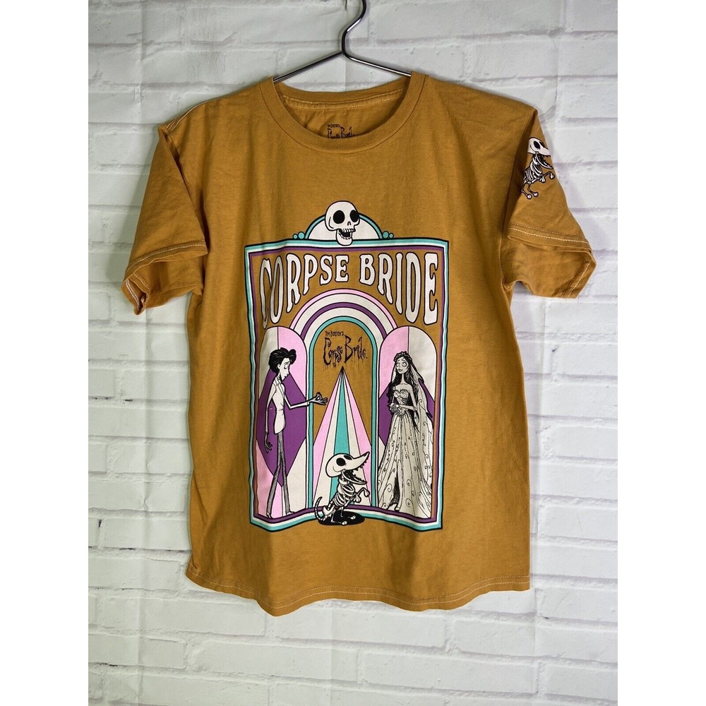Corpse Bride Emily Victor Wedding Graphic Tee Shirt Top Womens Juniors Size XS